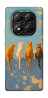 Чехол на Xiaomi Poco X7 cats on wall фото 1 из 1