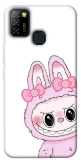 Чохол на Infinix Hot 10 Lite Labubu White фото 1 з 1