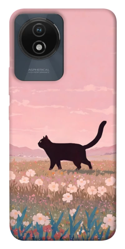Чохол на Vivo Y02 cat on a field фото 1 з 1