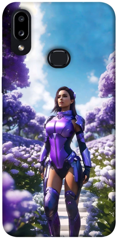 Чохол на Samsung Galaxy A10s Cyber space girl ver.4 фото 1 з 1
