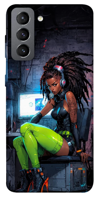 Чохол на Samsung Galaxy S21 FE Cyber girl фото 1 з 1
