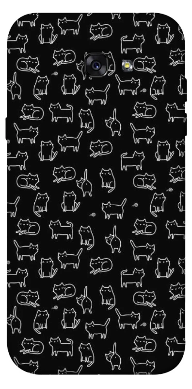 Чохол на Samsung A720 Galaxy A7 (2017) Black Cats фото 1 з 1
