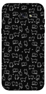 Чохол на Samsung A720 Galaxy A7 (2017) Black Cats фото 1 з 1