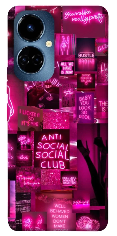 Чехол на TECNO Camon 19 Hot collage ver.7 фото 1 из 1