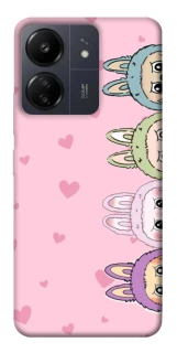 Чехол на Xiaomi Poco C65 All Labubu 4 фото 1 из 1