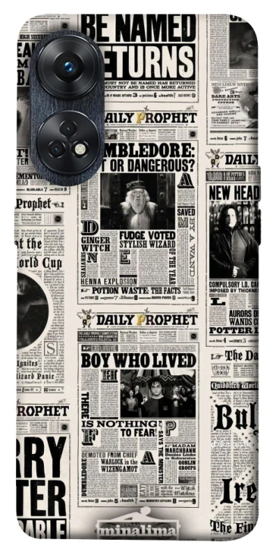 Чохол на Oppo Reno 8T 4G Harry Potter newspaper фото 1 з 1