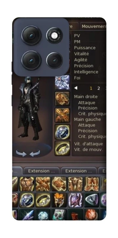 Чохол на Motorola Moto G86 Power Character Menu ver.1 фото 1 з 1