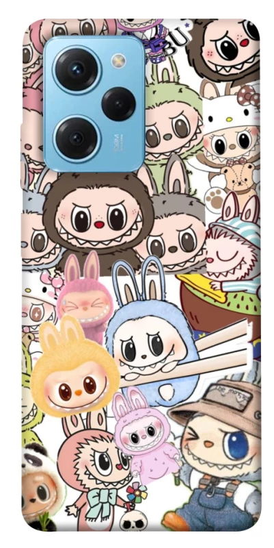 Чохол на Xiaomi Poco X5 Pro 5G All Labubus фото 1 з 1