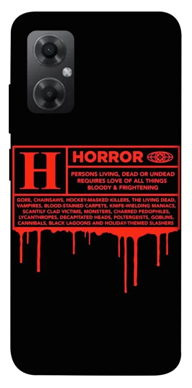 Чохол на Xiaomi Redmi Note 11R Horror Halloween фото 1 з 1