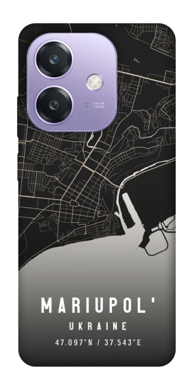 Чехол на Oppo A40m Mariupol map фото 1 из 1