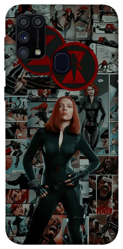 Чохол на Samsung Galaxy M31 Black Widow фото 1 з 1