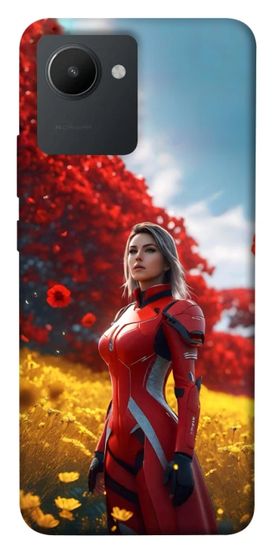 Чохол на Realme C30s Cyber space girl ver.5 фото 1 з 1