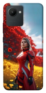 Чехол на Realme C30s Cyber space girl ver.5 фото 1 из 1