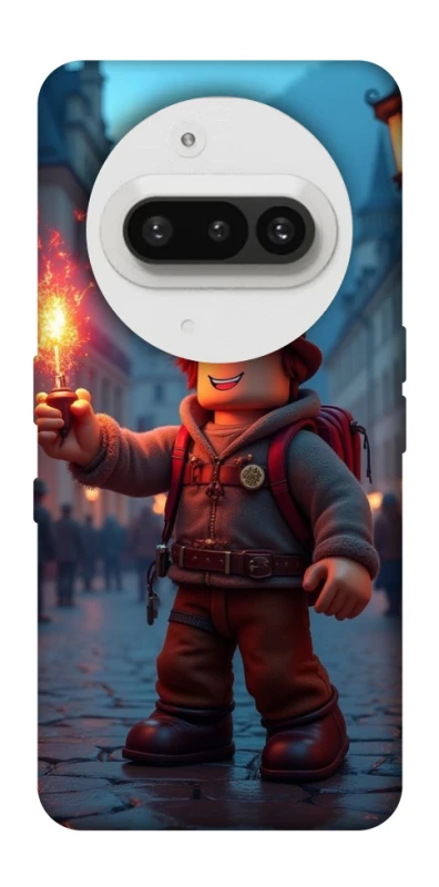 Чохол на Nothing Phone (3a) Roblox Fire Logo Blue Flames фото 1 з 1