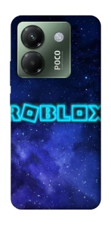 Чохол на Xiaomi Poco M7 pro 5G Roblox Space Logo Blue фото 1 з 1