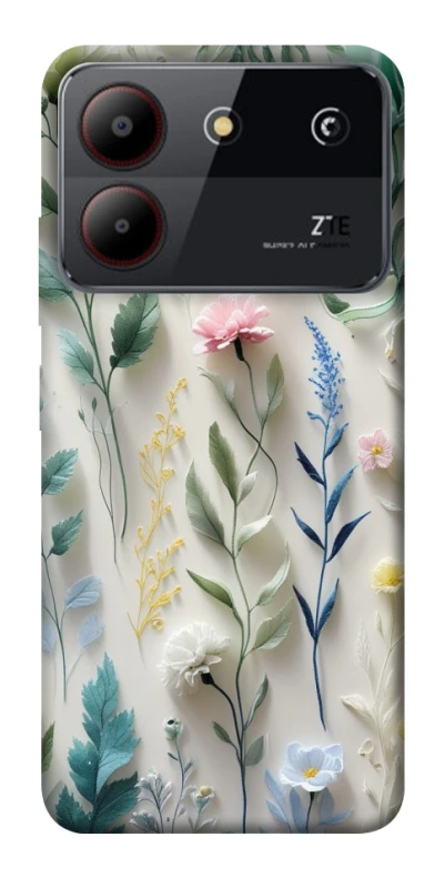 Чохол на ZTE Blade A54 4G Floral design ver.3 фото 1 з 1