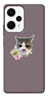 Чохол на Xiaomi Poco F5 / Note 12 Turbo cat matcha фото 1 з 1