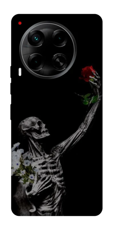 Чехол на TECNO Camon 30 (CL6) Skeleton vs Rose фото 1 из 1