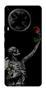 Чехол на TECNO Camon 30 (CL6) Skeleton vs Rose фото 1 из 1