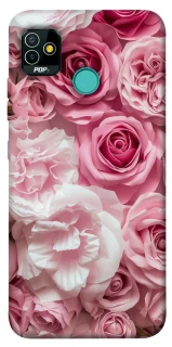Чехол на TECNO POP 5 Розовые цветы фото 1 из 1