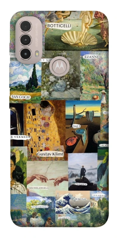 Чохол на Motorola Moto E40 Art collage ver.8 фото 1 з 1