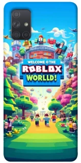 Чехол на Samsung Galaxy A71 Roblox World фото 1 из 1