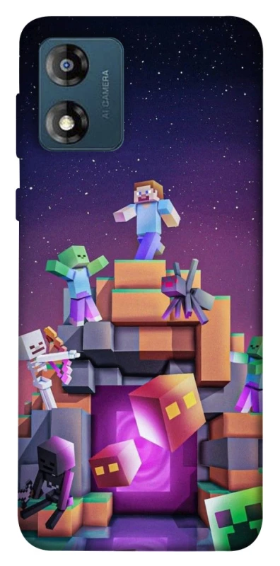 Чохол на Motorola Moto E13 Minecraft aesthetics фото 1 з 1