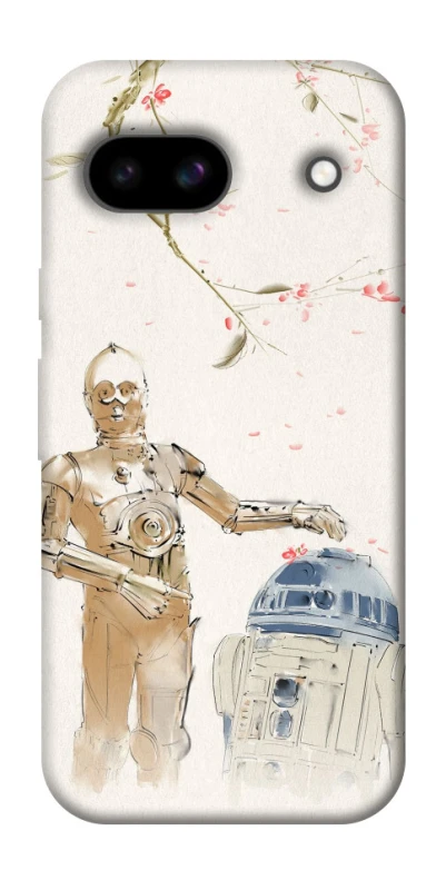 Чехол на Google Pixel 8a Star Wars robots фото 1 из 1