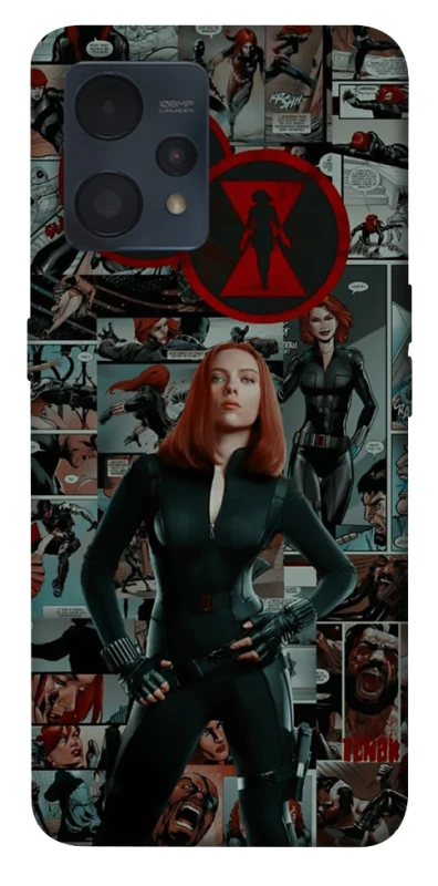 Чехол на Realme 9 4G / 9 Pro+ Black Widow фото 1 из 1