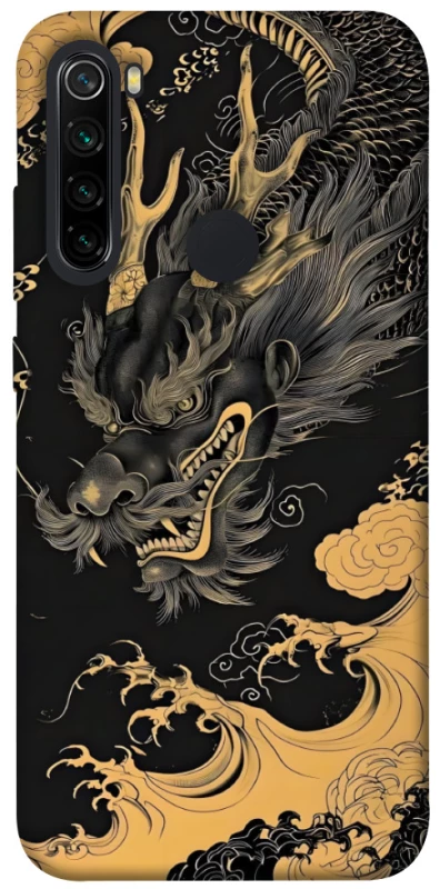 Чохол на Xiaomi Redmi Note 8 gold dragon фото 1 з 1