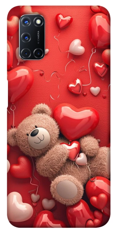 Чехол на Oppo A52 / A72 / A92 bear in hearts фото 1 из 1