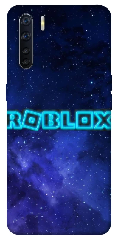 Чехол на Oppo A91 Roblox Space Logo Blue фото 1 из 1