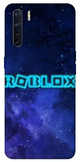 Чохол на Oppo A91 Roblox Space Logo Blue фото 1 з 1