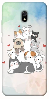 Чохол на Xiaomi Redmi 8a Funny Pets ver.2 фото 1 з 1