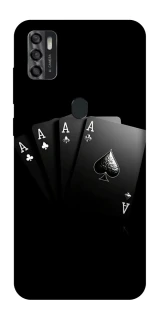 Чехол на ZTE Blade A7s (2020) Black Cards фото 1 из 1