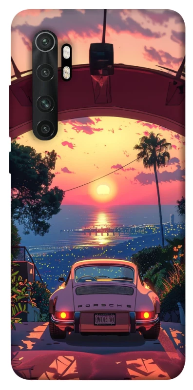 Чохол на Xiaomi Mi Note 10 Lite Porsche at sunset фото 1 з 1