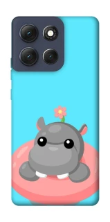 Чохол на Motorola Moto G86 Adopt Me Hippo Floatie фото 1 з 1