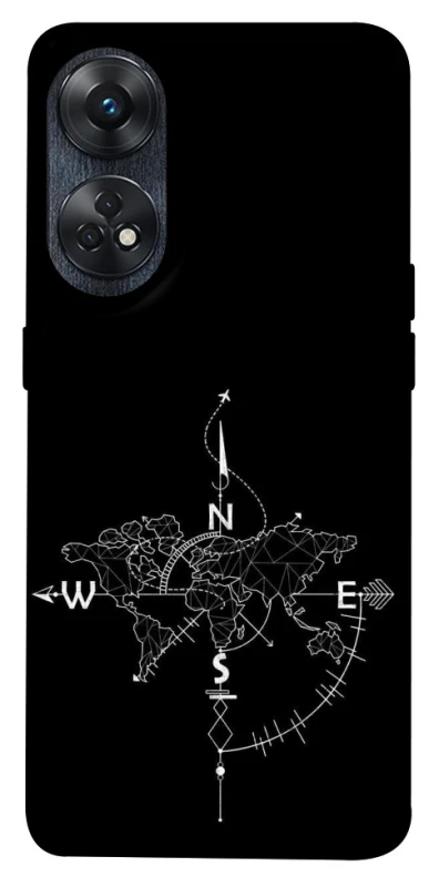 Чохол на Oppo Reno 8T 4G Travel Map фото 1 з 1