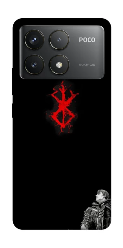 Чохол на Xiaomi Poco F6 Pro berserk black фото 1 з 1