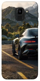 Чехол на Samsung J600F Galaxy J6 (2018) Car in the mountains фото 1 из 1