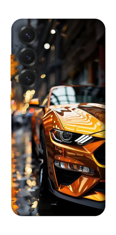 Чохол на Samsung Galaxy S26 Edge Golden sports car фото 1 з 1