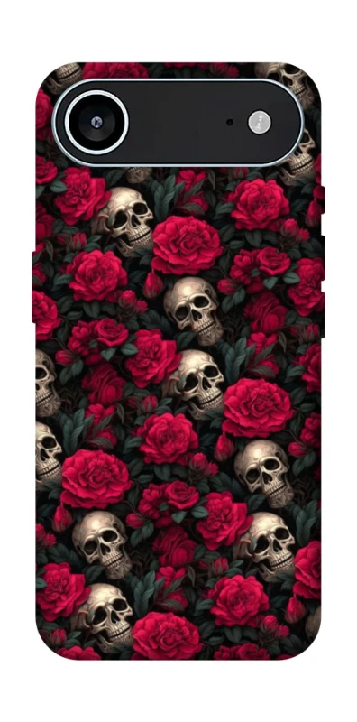 Чехол на Apple iPhone 17 Air (6.5") Черепа и розы фото 1 из 1