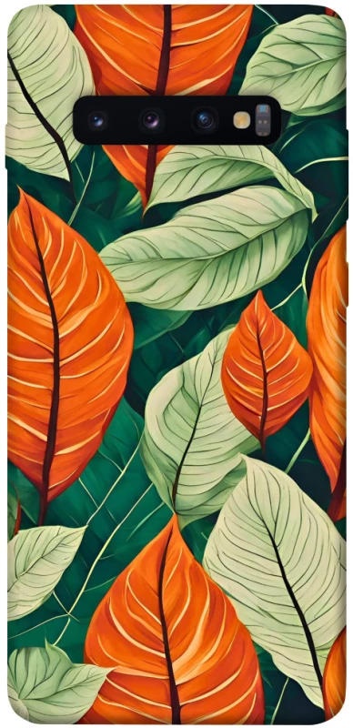 Чехол на Samsung Galaxy S10+ Leaves фото 1 из 1