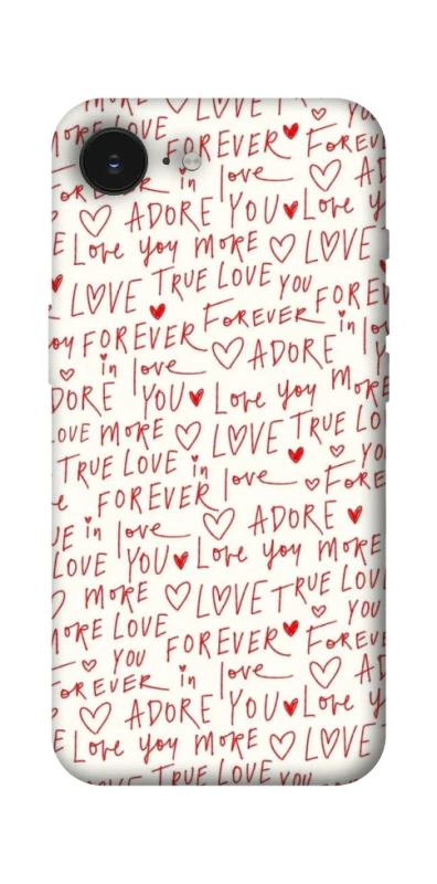 Чехол на Apple iPhone 16e (6.1") Love aesthetic ver.4 фото 1 из 1