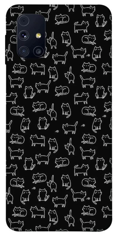 Чохол на Samsung Galaxy M31s Black Cats фото 1 з 1