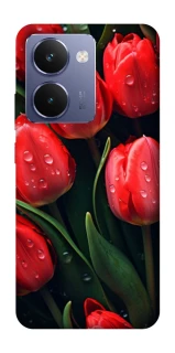 Чохол на Realme P3 Ultra Червоні тюльпани фото 1 Чохол на Realme P3 Ultra Червоні тюльпани фото 1 з 1