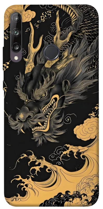 Чохол на Huawei P40 Lite E gold dragon фото 1 з 1