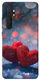 Чехол на Xiaomi Mi Note 10 Lite Red hearts фото 1 из 1