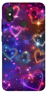 Чохол на Xiaomi Mi 8 Drawn hearts фото 1 з 1