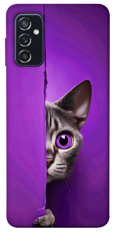 Чохол на Samsung Galaxy M52 Кіт-підглядач фото 1 з 1